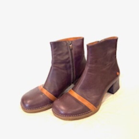 ART Company Purple Ankle Boots - Picture 6 of 7